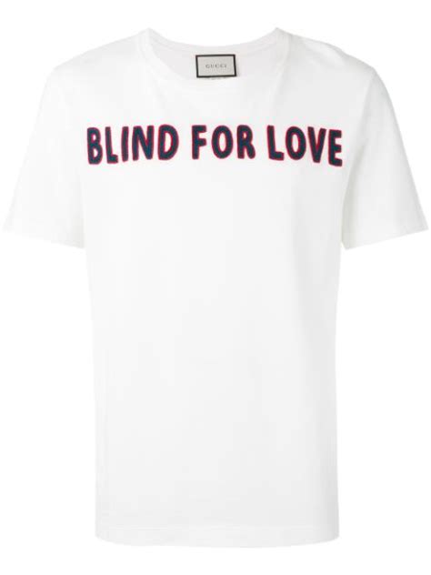 gucci blind for love t shirt|blind for love gucci earrings.